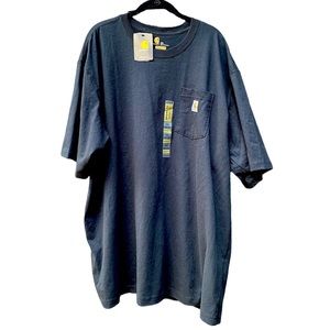 Carhartt Short Sleeve Pocket T-Shirt Original Fit Size 2XL Black